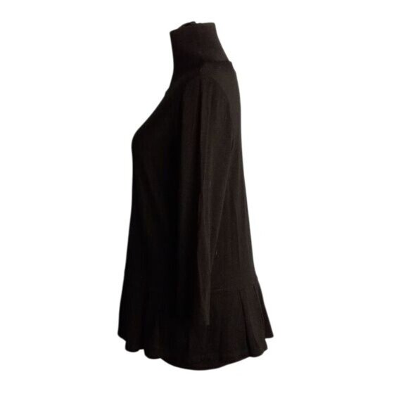 J. Jill XS Black Wearever Collection Womens Top 3/4 Sleeve Rayon Lycra - Picture 4 of 9